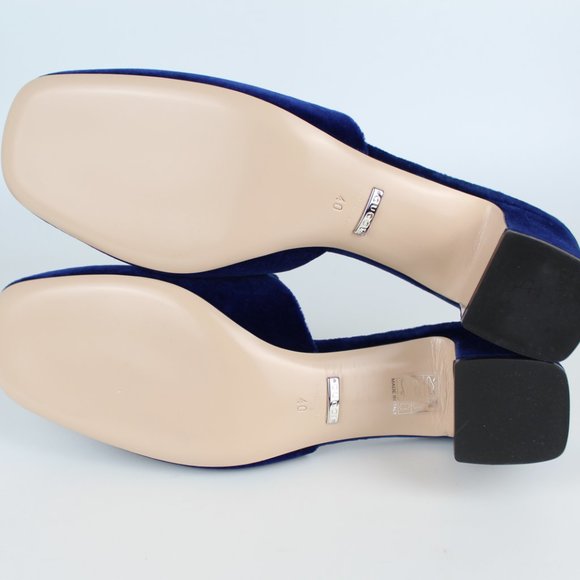 NEW Gucci Velvet Crystal Mules – Luxe Party Dressy Heels - Picture 13 of 15